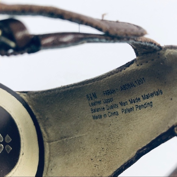 Neutralizers Black‎ and gold (Farah)sandals 6.5M - Picture 5 of 8